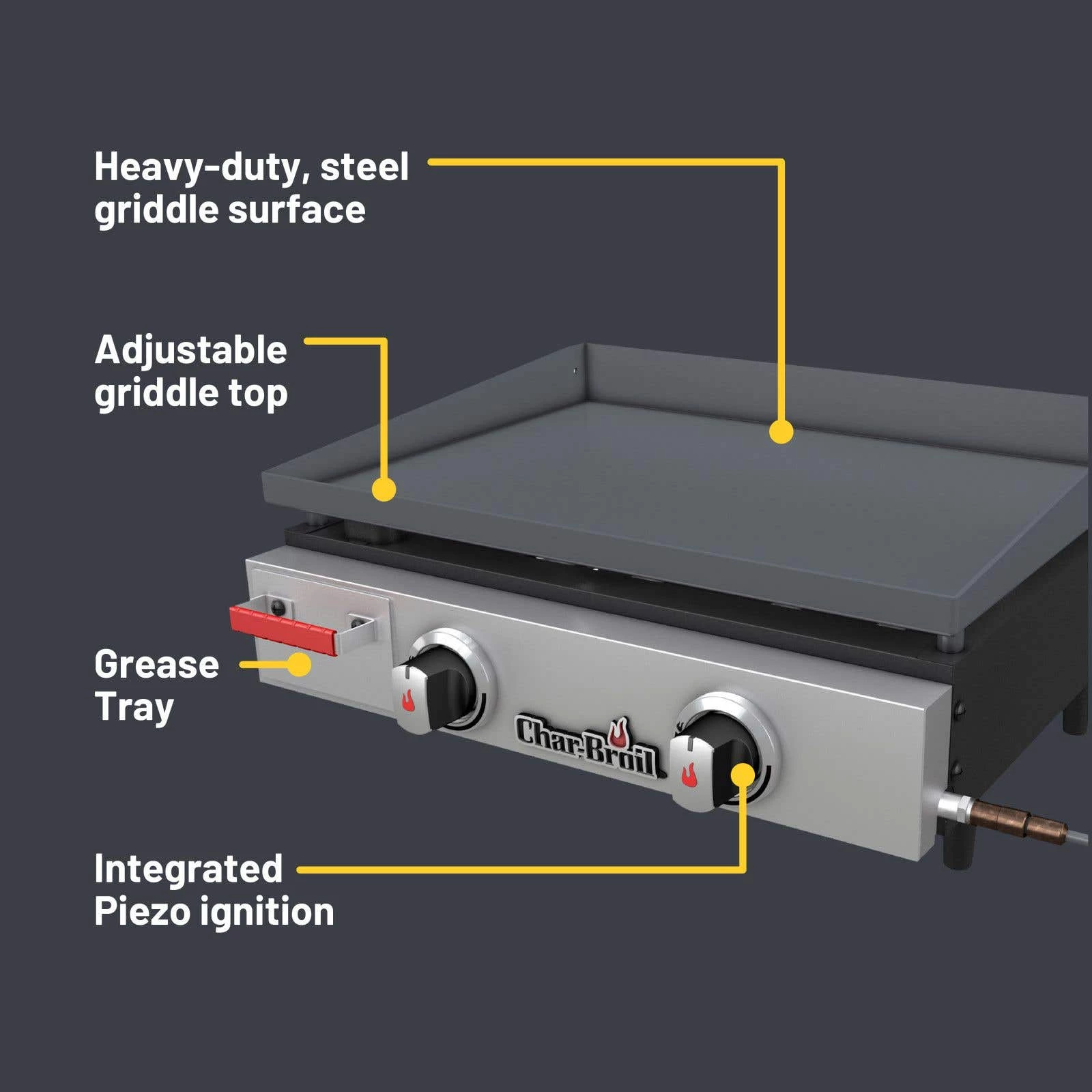 22" 2B Tabletop Griddle, Cover & Adapter Bundle 7 22" 2B Tabletop Griddle, Cover & Adapter Bundle - Image 5
