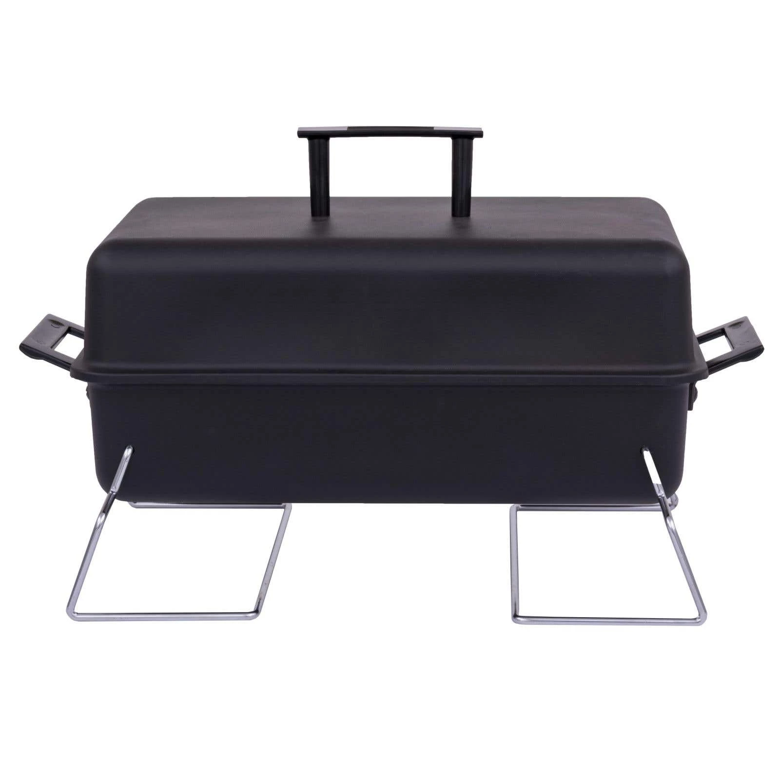 190 Sq. Inch Portable Charcoal Grill In Black 6 190 Sq. Inch Portable Charcoal Grill In Black - Image 4