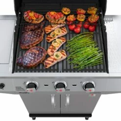3-BURNER GAS GRILL SILVER