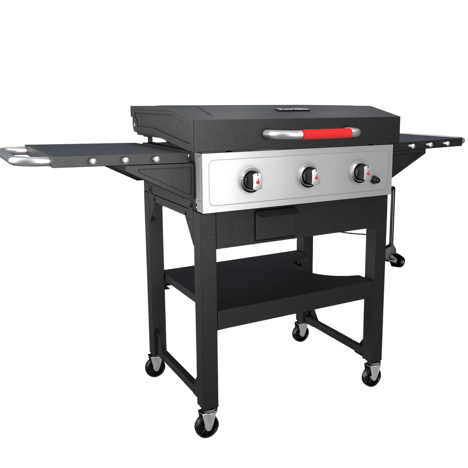3-Burner Gas Griddle Cart 6 3-Burner Gas Griddle Cart - Image 4