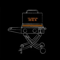 Pit Boss Sportsman Portable 2-Burner Griddle With Legs -Ash Roamer Sales Store 10642 dimsinterior