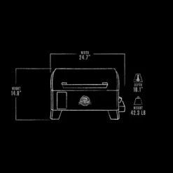 Pit Boss Mahogany 150PPS Tabletop Wood Pellet Grill 8 Pit Boss Mahogany 150PPS Tabletop Wood Pellet Grill -Ash Roamer Sales Store 10697 exterior