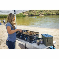 Pit Boss 3-Burner Tabletop Griddle -Ash Roamer Sales Store 10960 2b tabeltop griddle lifestyle beach 1