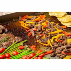 Pit Boss 4-Burner Deluxe Griddle With Side Shelves + Lid -Ash Roamer Sales Store 10963 4BurnerDeluxe Lifestyle