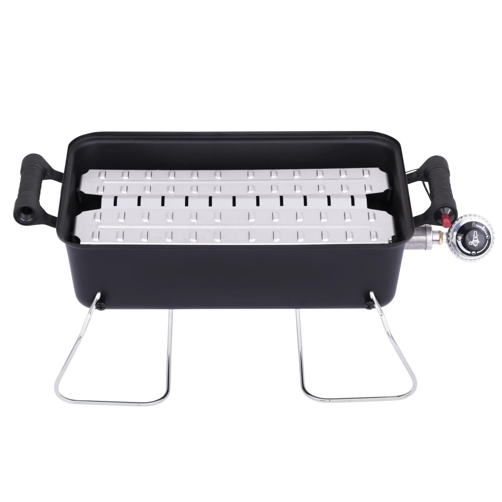 1-Burner Deluxe Portable Propane Gas Table Top Grill In Black 11 1-Burner Deluxe Portable Propane Gas Table Top Grill In Black - Image 9