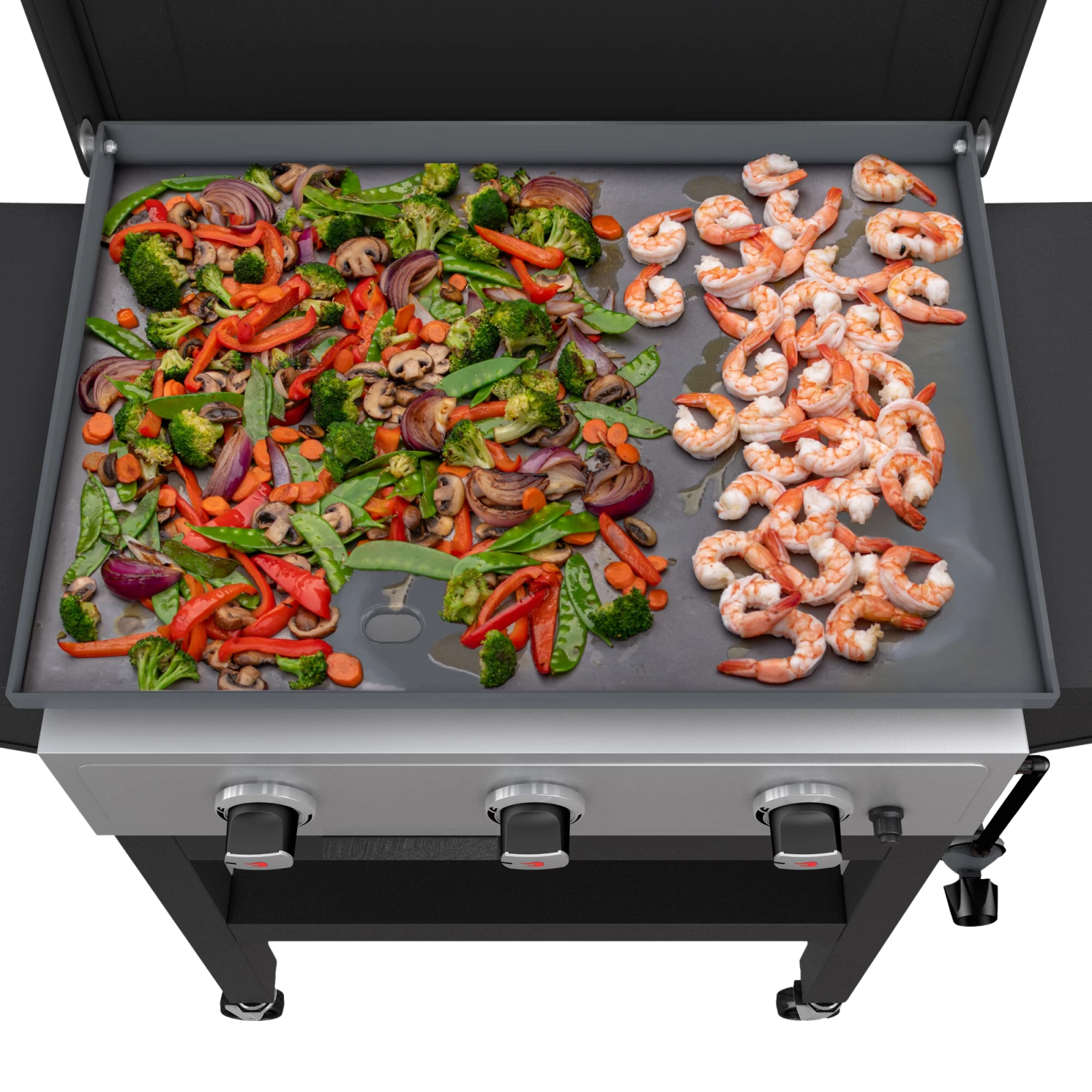 3-Burner Gas Griddle Cart 3 3-Burner Gas Griddle Cart