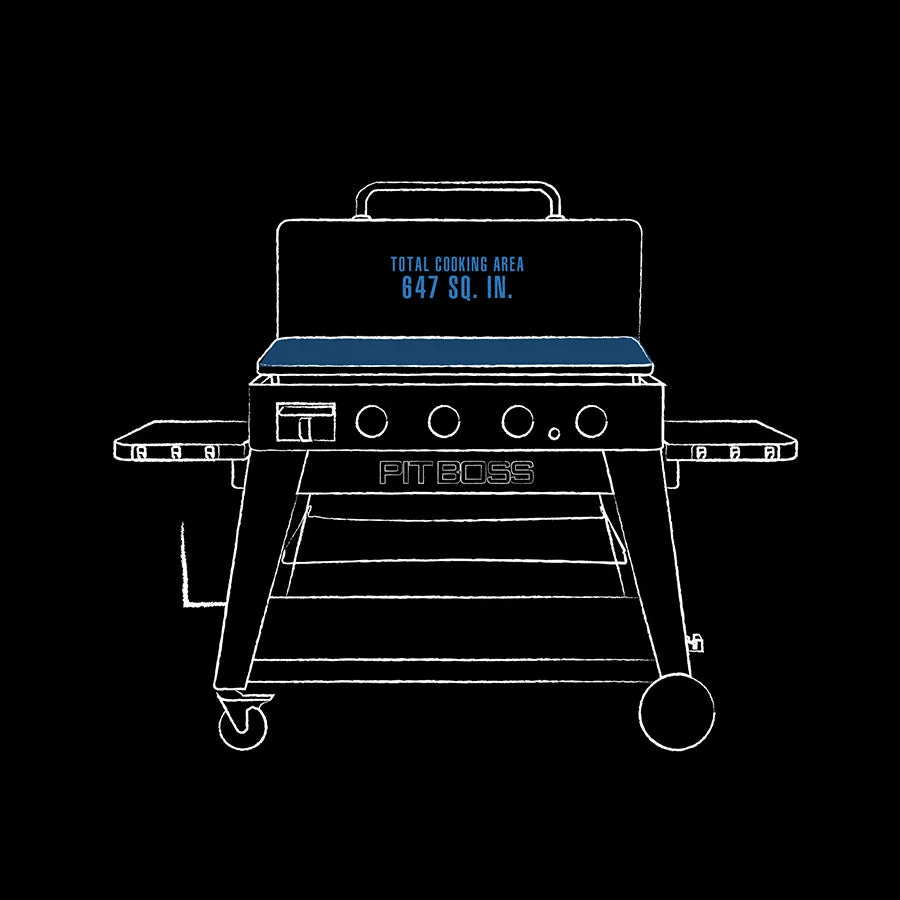 Pit Boss 4-Burner Ultimate Lift-Off Griddle 10 Pit Boss 4-Burner Ultimate Lift-Off Griddle - Image 8