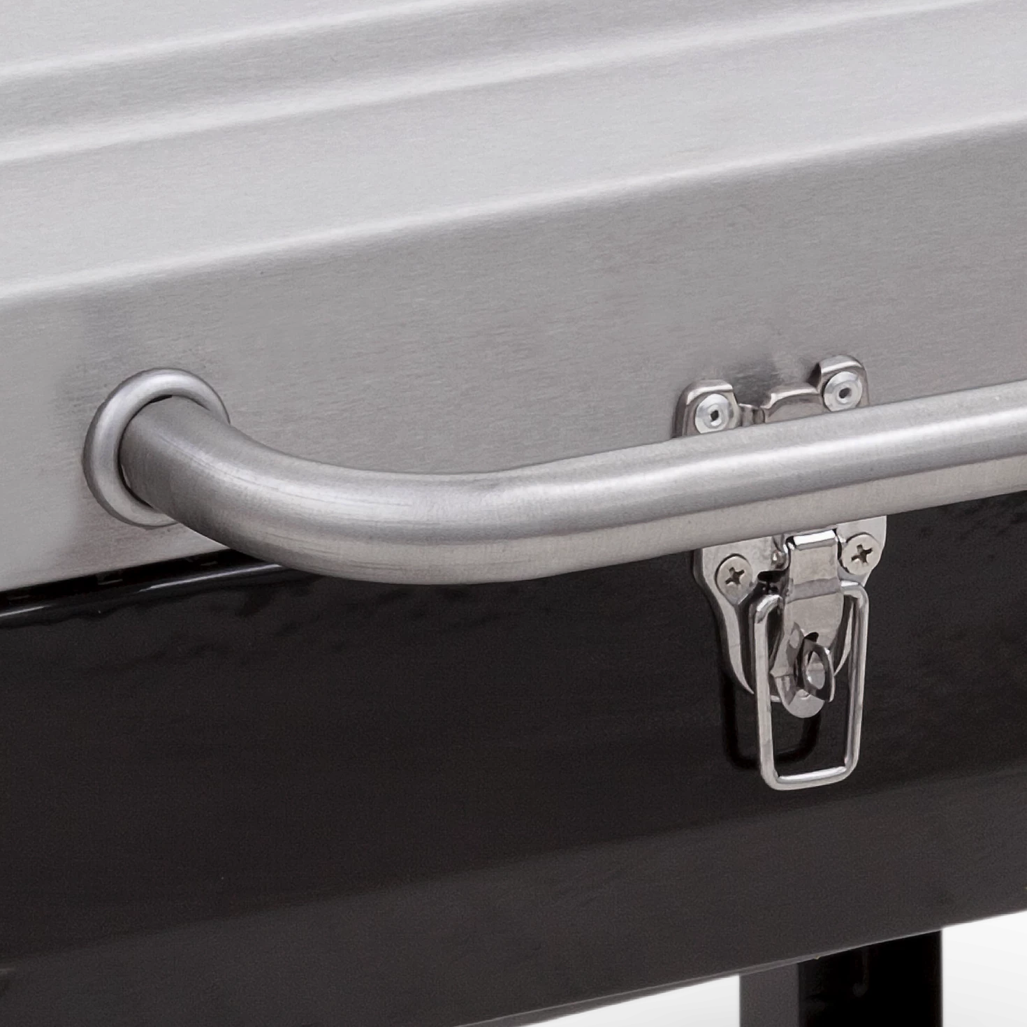 1-Burner Portable Propane Gas Grill In Stainless Steel 8 1-Burner Portable Propane Gas Grill In Stainless Steel - Image 6