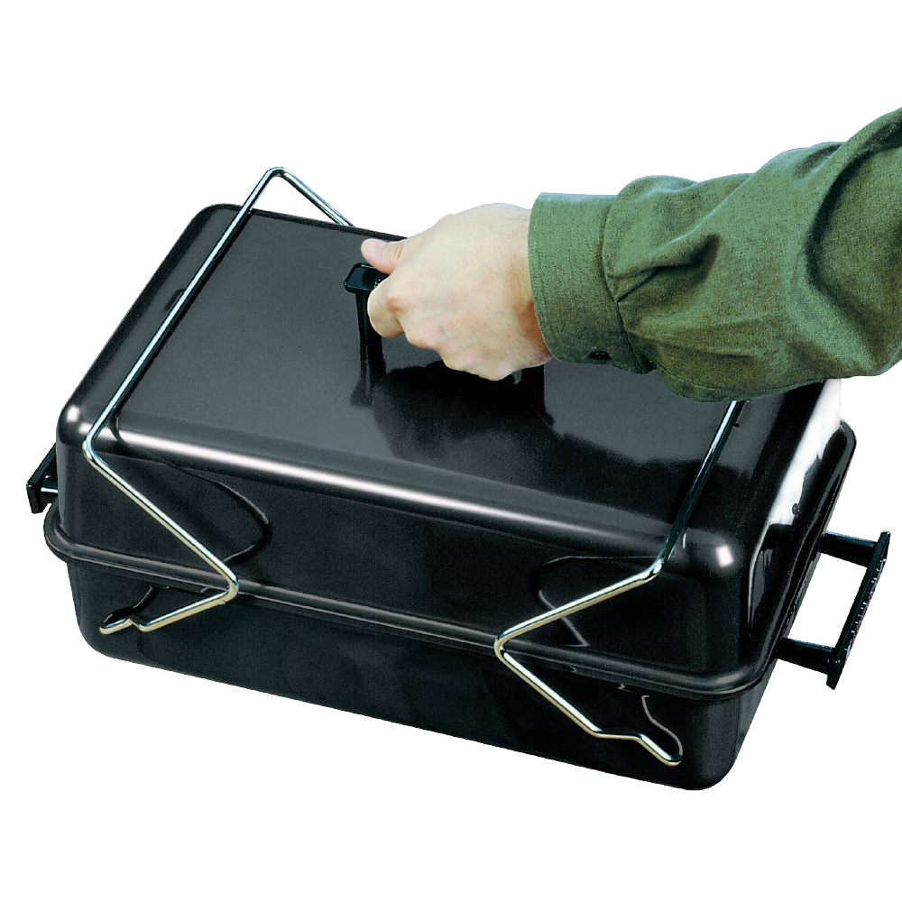 190 Sq. Inch Portable Charcoal Grill In Black 4 190 Sq. Inch Portable Charcoal Grill In Black - Image 2