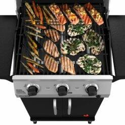 3-BURNER GAS GRILL BLACK