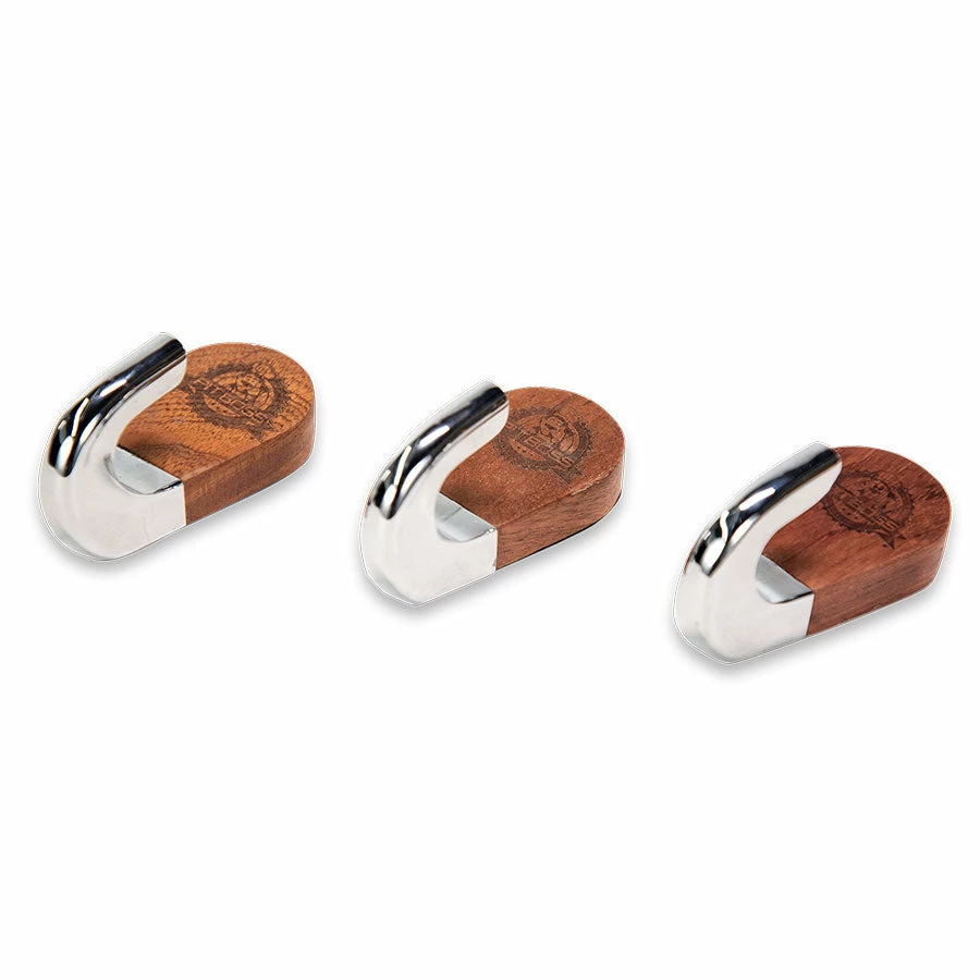 Rosewood Magnetic Hooks 4 Rosewood Magnetic Hooks - Image 2