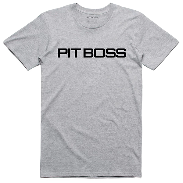 Pit Boss Men’s Grey Heather Logo T-Shirt - S 3 Pit Boss Men’s Grey Heather Logo T-Shirt - S