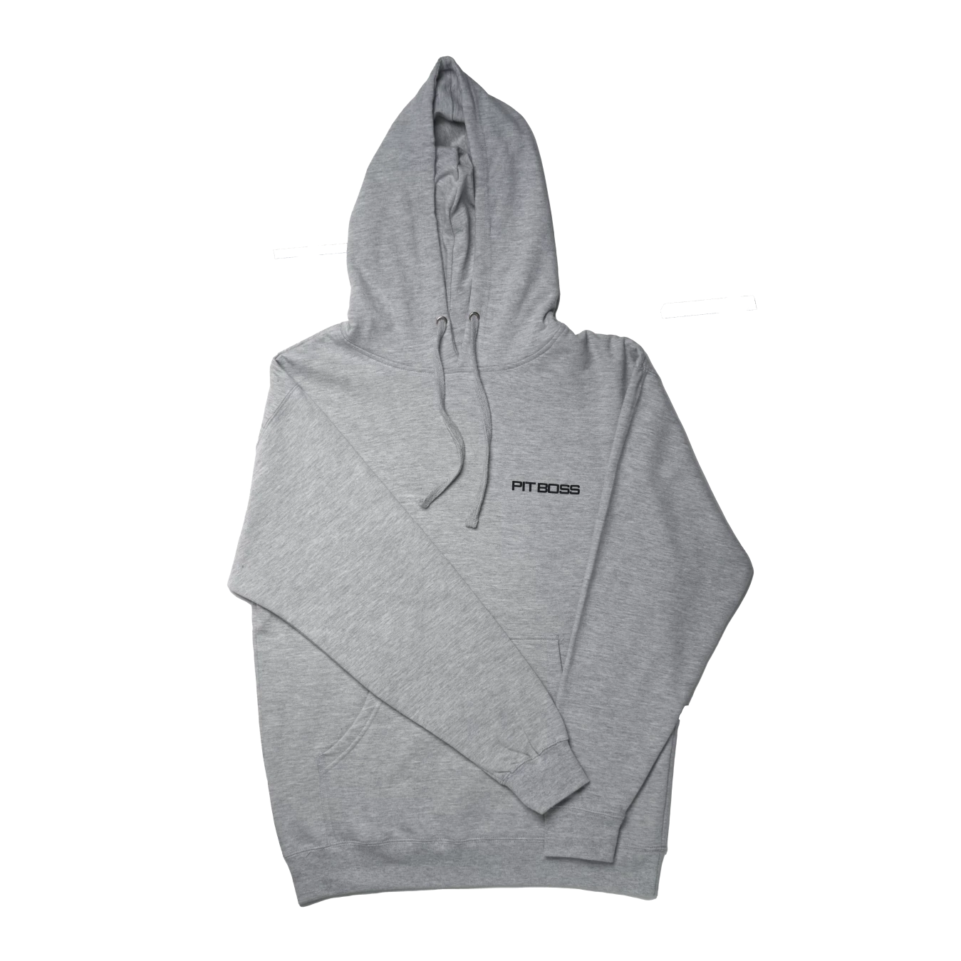Pit Boss Vertical Flag Hoody - Heather Gray 5 Pit Boss Vertical Flag Hoody - Heather Gray - Image 3