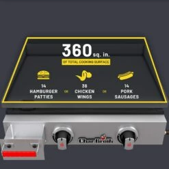 2-Burner Tabletop Portable Gas Griddle -Ash Roamer Sales Store a69bc223cc473b585611f976e265be95 463614023