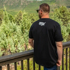 Pit Boss American Bull Men’s T-Shirt - Black - S 9 Pit Boss American Bull Men’s T-Shirt - Black - S -Ash Roamer Sales Store americanbullblack ls2