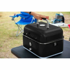 Pit Boss Pit Stop, Portable Charcoal Grill W/ Cover And Bag -Ash Roamer Sales Store charcoalblack ls2