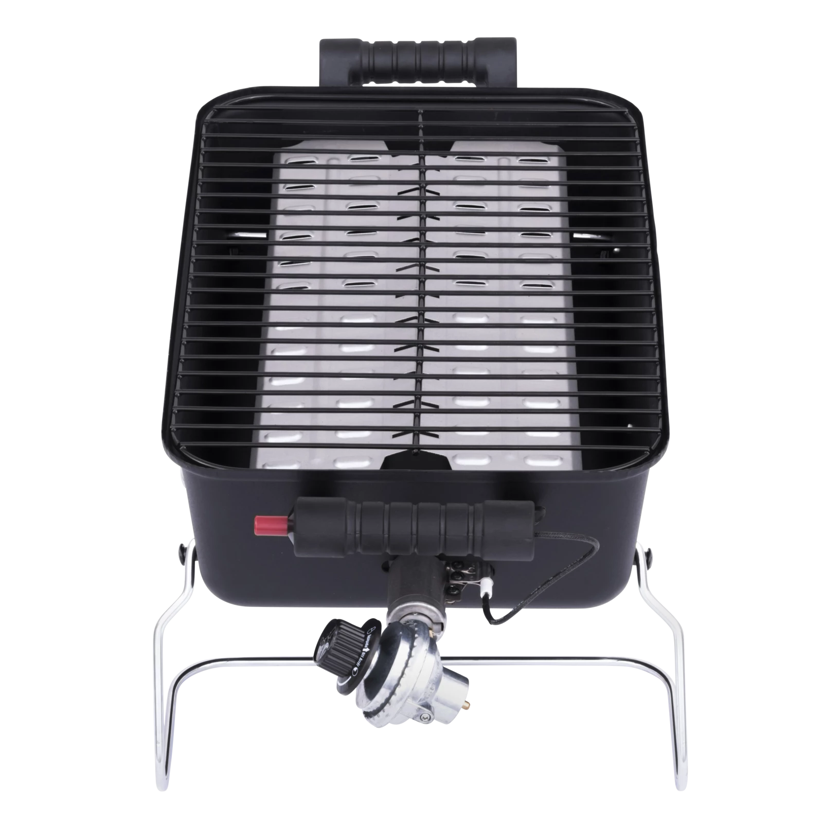 1-Burner Deluxe Portable Propane Gas Table Top Grill In Black 9 1-Burner Deluxe Portable Propane Gas Table Top Grill In Black - Image 7